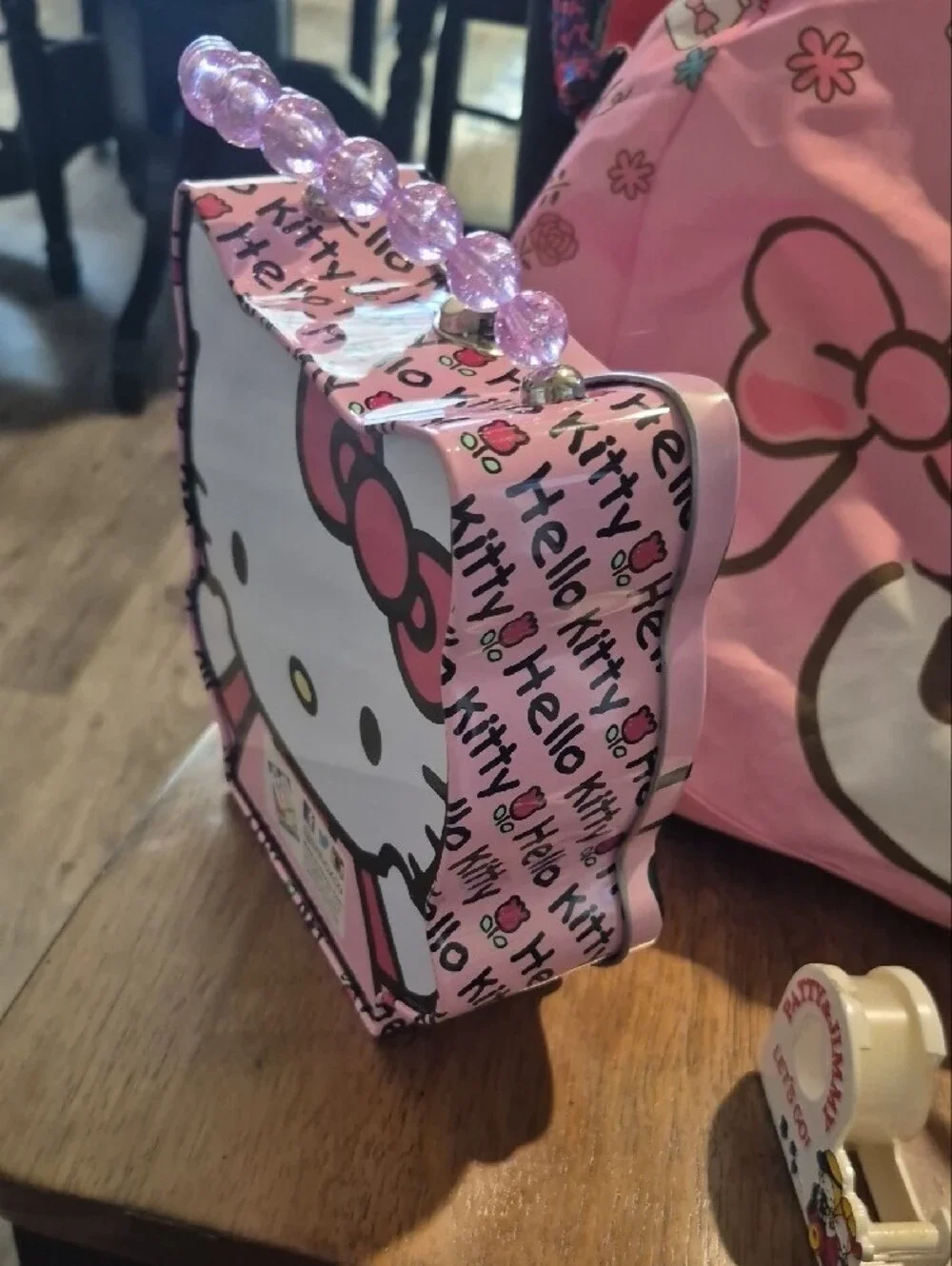 Hello Kitty my MELODY Pink Travel Duffle and Character Drawstring Set